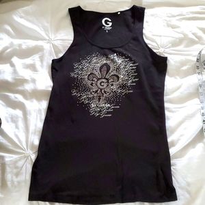 G By GUESS Razorback tank top
